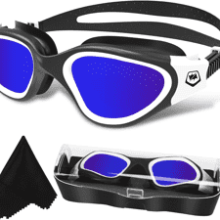 WIN.MAX Polarized Swimming Goggles - Anti Fog, Anti UV, No Leakage - Clear Vision for Men, Women, Adults, Teenagers