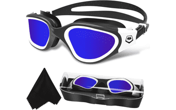 WIN.MAX Polarized Swimming Goggles - Anti Fog, Anti UV, No Leakage - Clear Vision for Men, Women, Adults, Teenagers