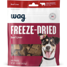 Wag Freeze-Dried Raw Beef Liver Dog Treats - 3.3oz