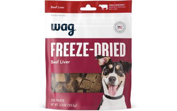 Wag Freeze-Dried Raw Beef Liver Dog Treats - 3.3oz