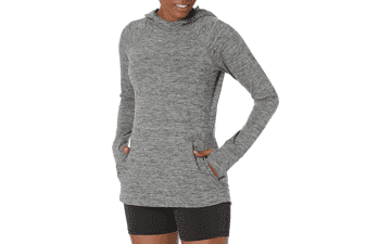 Women's Brushed Tech Stretch Popover Hoodie - Plus Size