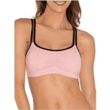 Women's Cotton Spaghetti Strap Sports Bra - 3 Pack