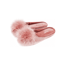 Women's Cozy Velvet Memory Foam House Slipper - Fuzzy Bedroom Slipper with Non-slip Sole