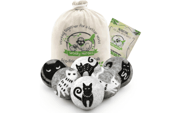 Wooly Heroes Wool Dryer Balls - Organic Eco Friendly - 6-Pack XL - Reusable Fabric Softener - Free Natural Laundry eBook