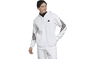 adidas Future Icon 3-Stripes Full-Zip Hoodie for Men