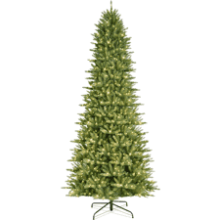 10 Foot Pre-Lit Slim Fraser Fir Artificial Christmas Tree with 900 Clear Lights