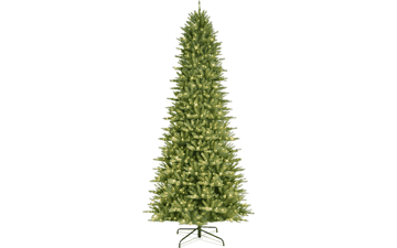 10 Foot Pre-Lit Slim Fraser Fir Artificial Christmas Tree with 900 Clear Lights