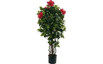 4' Hibiscus Artificial Tree - Green