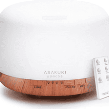 ASAKUKI 500ml Premium Essential Oil Diffuser with Remote Control