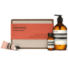 Aesop Industrious Gift Kit - Resurrection Aromatique Hand Wash, Hand Balm & Rinse-Free Hand Wash | Paraben, Cruelty-free & Vegan