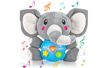 Aitbay Plush Elephant Music Baby Toys