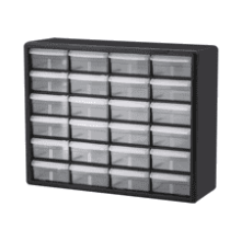 Akro-Mils 10124 24 Drawer Plastic Parts Storage Cabinet