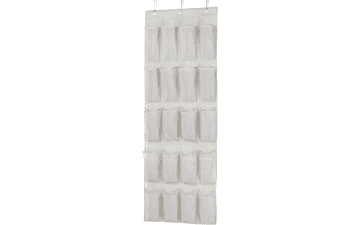 Amazon Basics 20 Pocket Over-the-Door Hanging Shoe Organizer