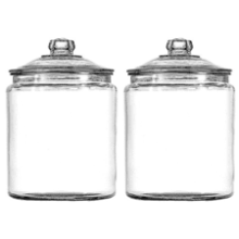 Anchor Hocking Heritage Hill 1 Gallon Glass Jar with Lid, Clear