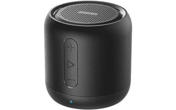 Anker Soundcore Mini Bluetooth Speaker with FM Radio, 15-Hour Playtime, 66 ft Range, Enhanced Bass - Black