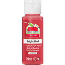 Apple Barrel Acrylic Paint 2 oz, Bright Red