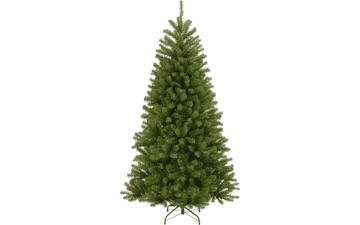 Artificial Full Christmas Tree - Green North Valley Spruce - 7.5 Feet