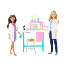 Barbie Science Lab Playset with 2 Dolls, Lab Bench and Accessories