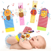 Bloobloomax Baby Rattles Toys for 0-12 Month