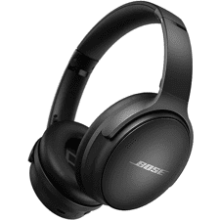 Bose QuietComfort 45 Wireless Bluetooth Noise Cancelling Headphones - Over-Ear with Microphone, Personalized Sound, Triple Black