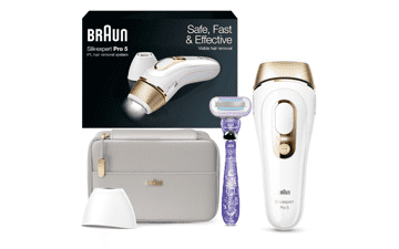 Braun IPL Laser Hair Removal Device for Women & Men, Silk Expert Pro5 PL5157