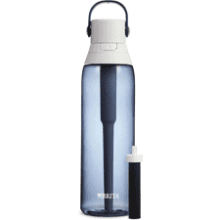 Brita Insulated Filtered Water Bottle with Straw, BPA Free, Night Sky, 26 Ounce