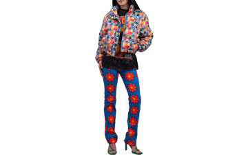 BruceGlen Women's Printed Puffer