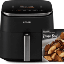 COSORI TurboBlaze 6.0-Quart Compact Air Fryer - 9 Functions, 5 Speeds, Crispy Results