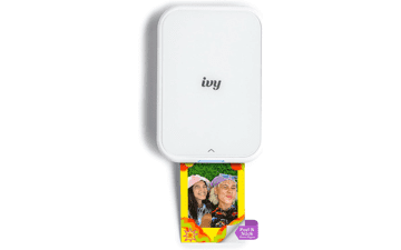 Canon Ivy 2 Mini Photo Printer - Print from iOS & Android Devices - Sticky-Back Prints - Pure White