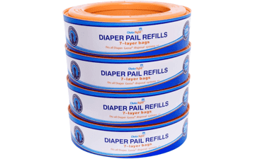 ChoiceRefill Diaper Genie Pails, 4-Pack, 1080 Count