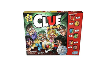 Clue Junior Board Game for Kids Ages 5 and Up - Case of The Broken Toy - Classic Mystery Game for 2-6 Players