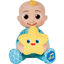 Cocomelon Peek-A-Boo JJ 10” Feature Plush - Favorite Song, Phrases, and Sounds - Play Peek-A-Boo - Toys for Preschool and Kids