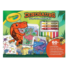 Crayola Dinosaur 5-in-1 Art Kit - Dinosaur Toys Gift for Kids Ages 4-7