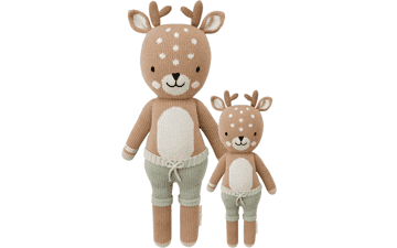 Cuddle + Kind Elliott Fawn Doll - Handcrafted Nursery Decor, Fair Trade Stuffed Animals for Girls & Boys