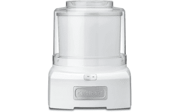 Cuisinart Ice Cream Maker - 1.5 Quart Sorbet and Frozen Yogurt Machine - Double Insulated - White