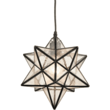 DANSEER Seeded Glass Moravian Star Pendant Light