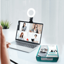 Dimmable LED Ring Light for Video Conferencing and Streaming