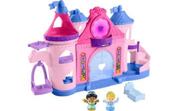 Disney Princess Magical Lights & Dancing Castle Toddler Playset with 2 Figures