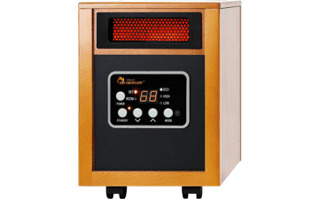 Dr Infrared Heater Portable Space Heater 1500-Watt Cherry