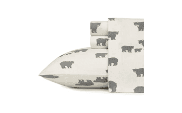 Eddie Bauer Queen Flannel Bedding Set - Bear Family