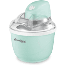 Elite Gourmet Americana Collection EIM520M 1 Quart Electric Ice Cream Maker - Homemade Frozen Yogurt, Sorbet, Gelato Treat - Mint