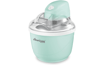 Elite Gourmet Americana Collection EIM520M 1 Quart Electric Ice Cream Maker - Homemade Frozen Yogurt, Sorbet, Gelato Treat - Mint