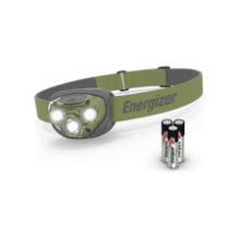 Energizer Pro260 LED Headlamp - Rugged Water Resistant Head Light for Running, Camping, Outdoor Activities - Batteries Included