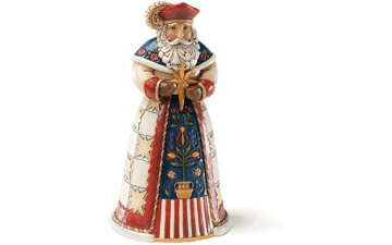 Enesco Jim Shore Heartwood Creek Santas Around The World Polish Figurine - 7 Inch - Multicolor