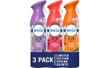 Febreze Air Mist Odor-Fighting Freshener Pack of 3