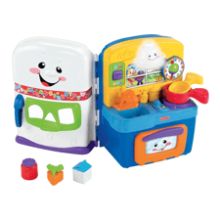 Fisher-Price Laugh & Learn Toddler Playset, Learning Kitchen