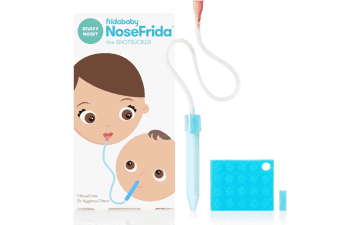 Frida Baby Nasal Aspirator NoseFrida Snotsucker with 24 Hygiene Filters