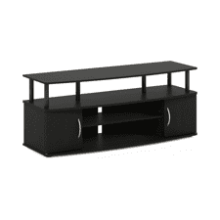 Furinno JAYA Large Entertainment Stand for 55 Inch TV - Blackwood