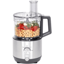 GE 12 Cup Food Processor with Stainless Steel Accessories