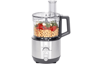 GE 12 Cup Food Processor with Stainless Steel Accessories